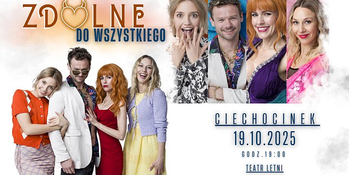 komedia pełna humoru 19. października w Teatrze Letnim