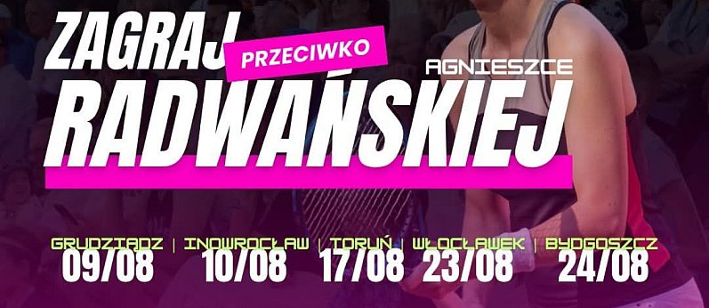 Agnieszka Radwańska na meczu pokazowym!