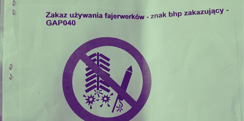 Ciechocinek bez hałasów? Groźna ulotka o zakazie fajerwerków kontra prawo - 14233