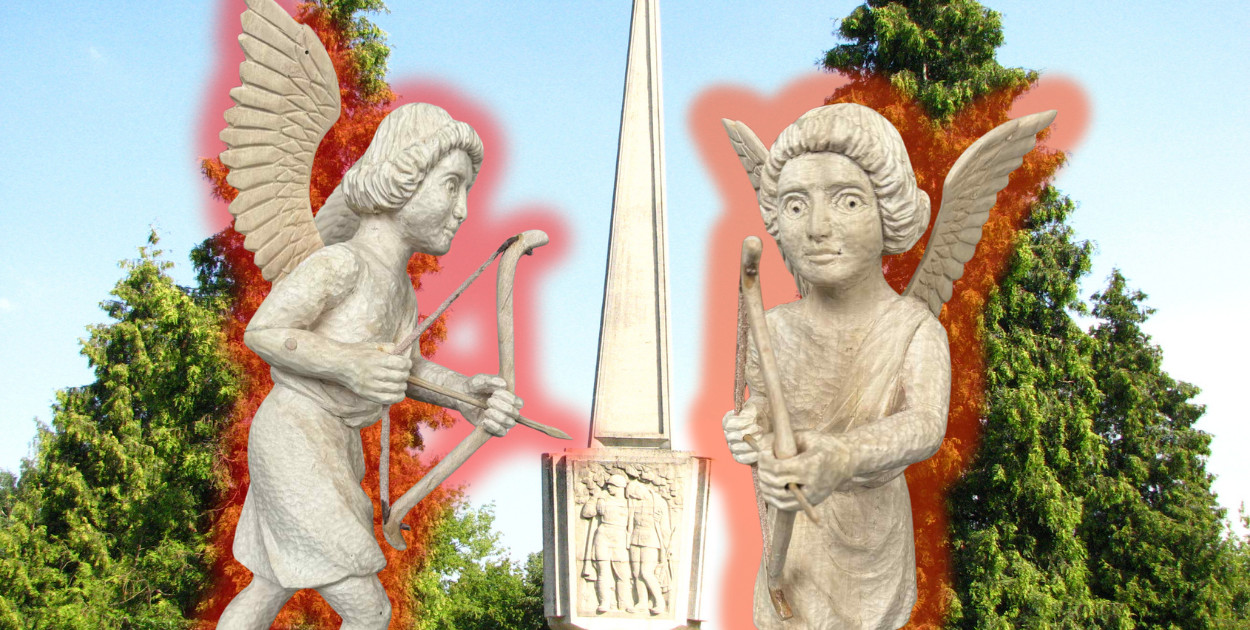 Pomnik Amora z wytrzeszczem wchodzi do gry, ale nie na białym koniu!