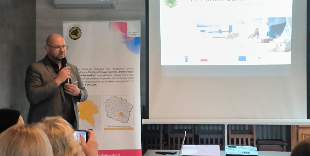 fot. M.K. / ciechocinek.biz / Na zdjęciu: Andrzej Olszewski, prezes LGD „Partnerstwo dla Ziemi Kujawskiej”,