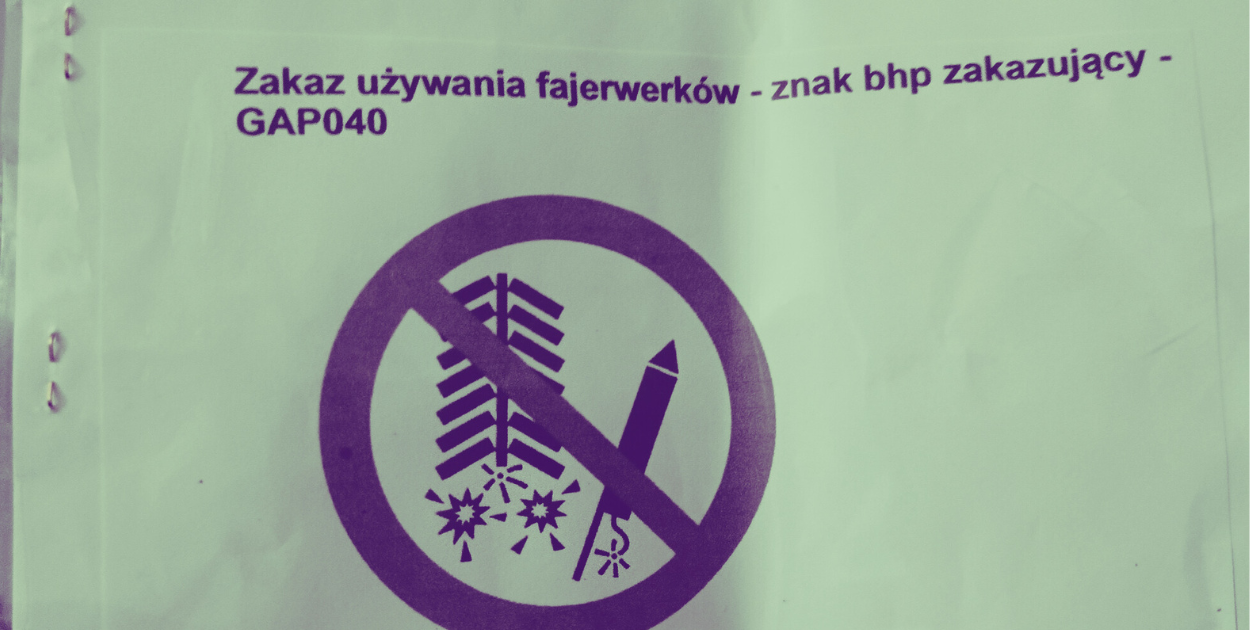 fot. ciechocinek.biz - ulotka usunięta z płotu czytelniczki portalu